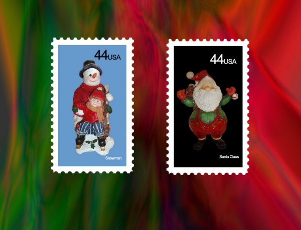 Creation of Holidays Postage Stamps: Step 6